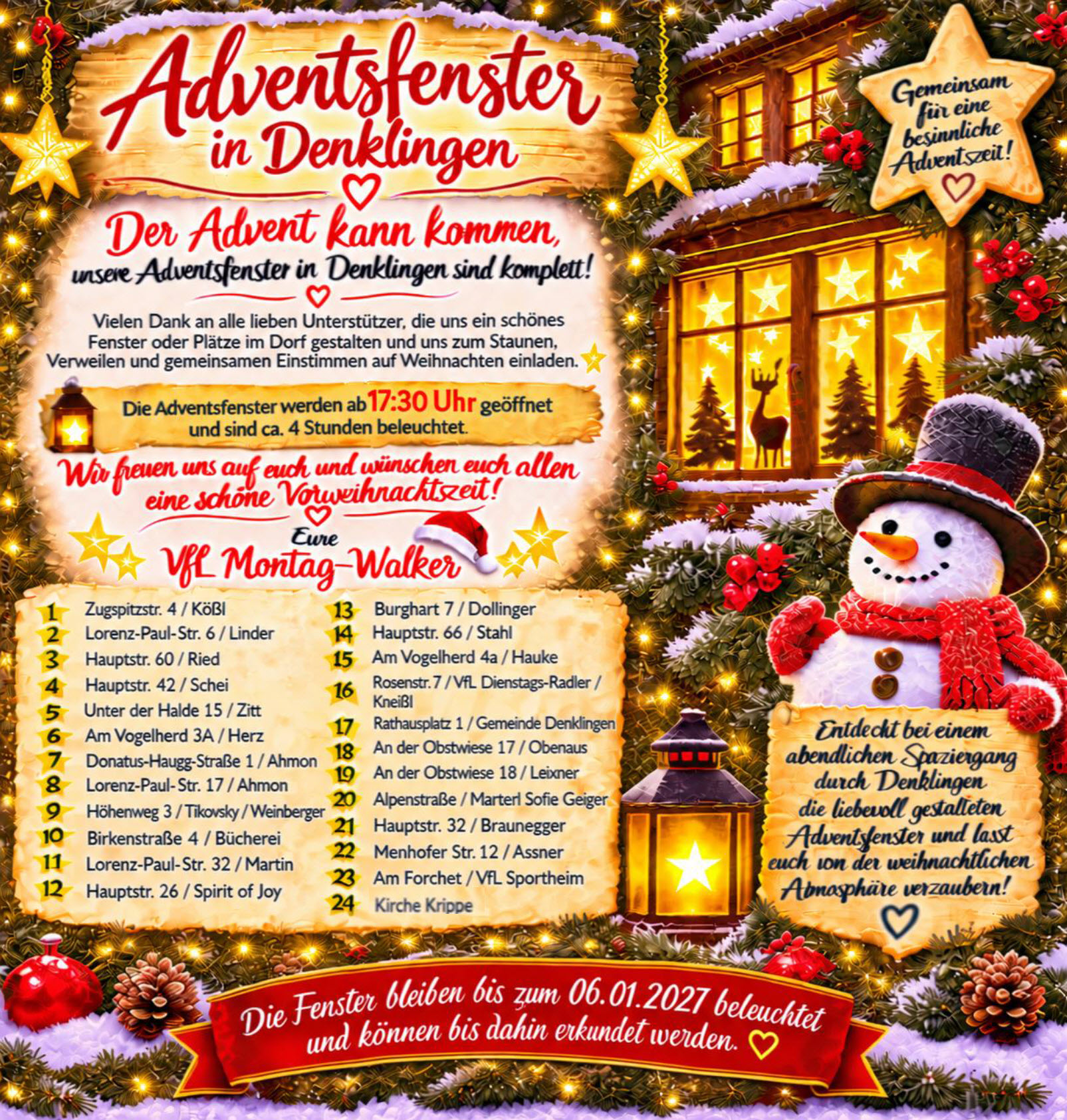 Adventsfenster